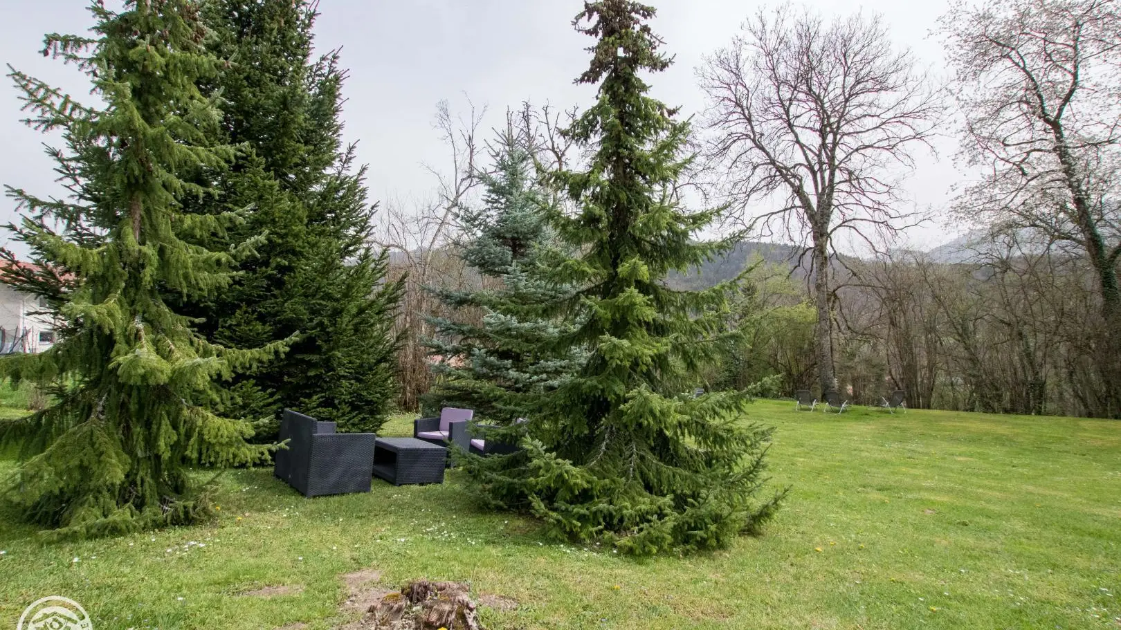 espaces détente dans le jardin