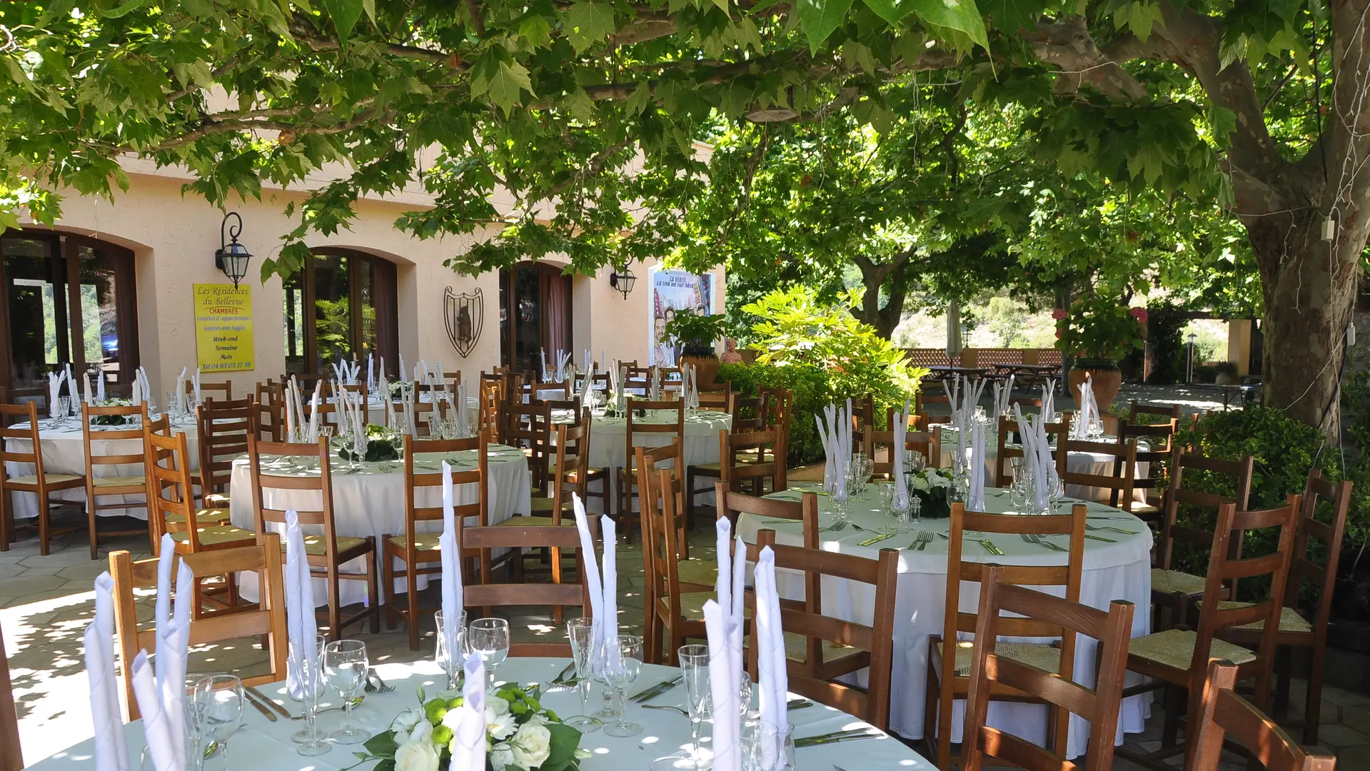 Terrasse du restaurant