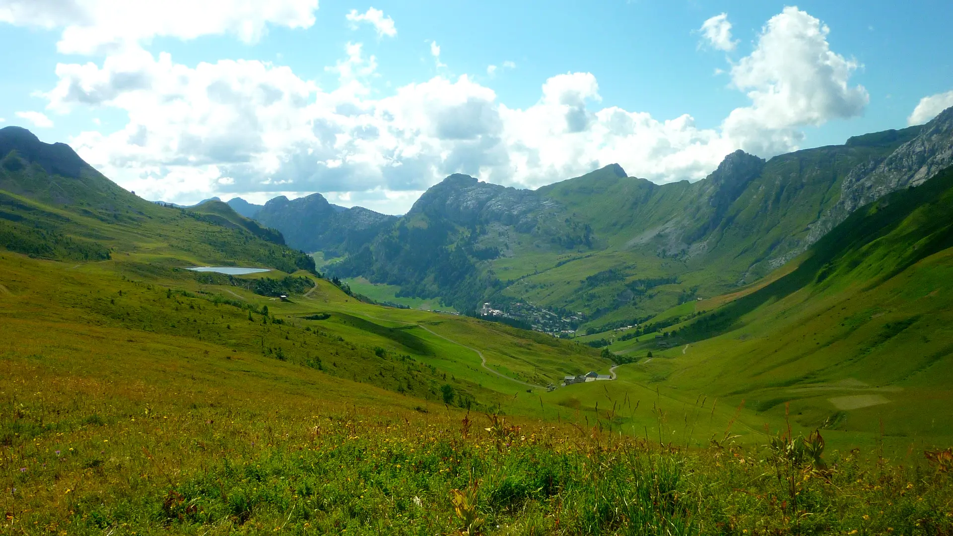 Sur le parcours du Tour du Lachat