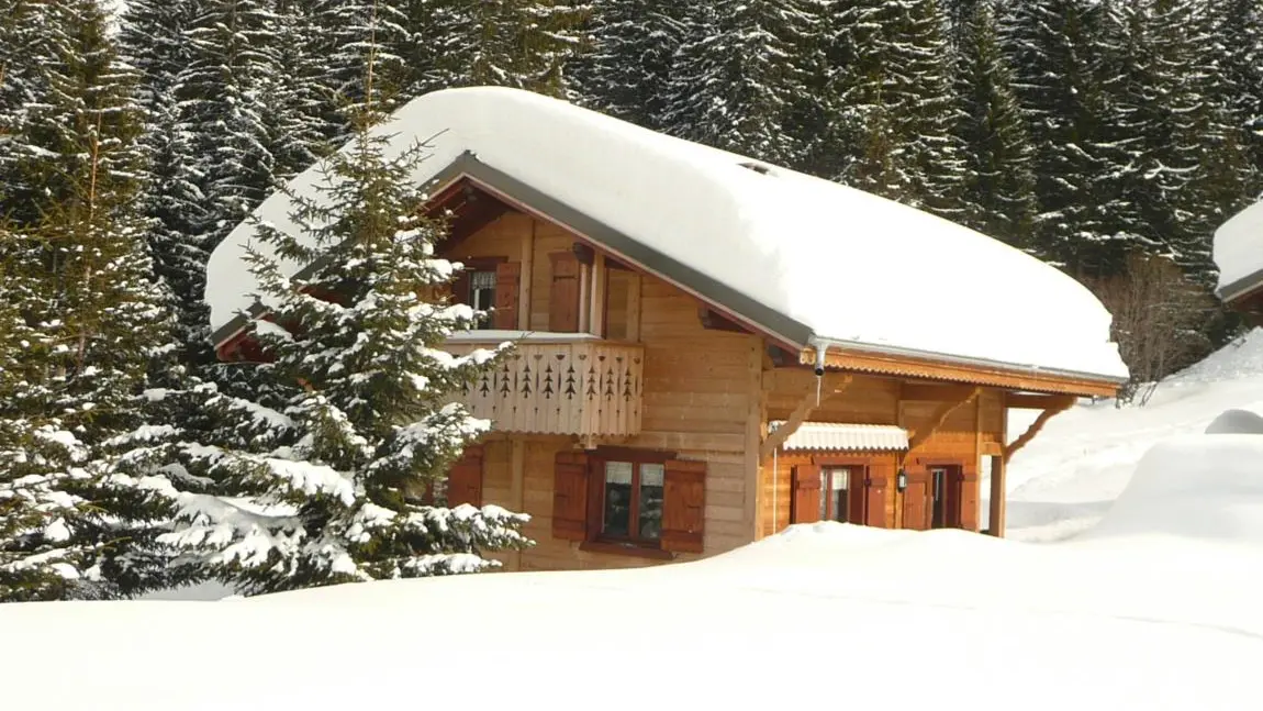 Chalet en hiver