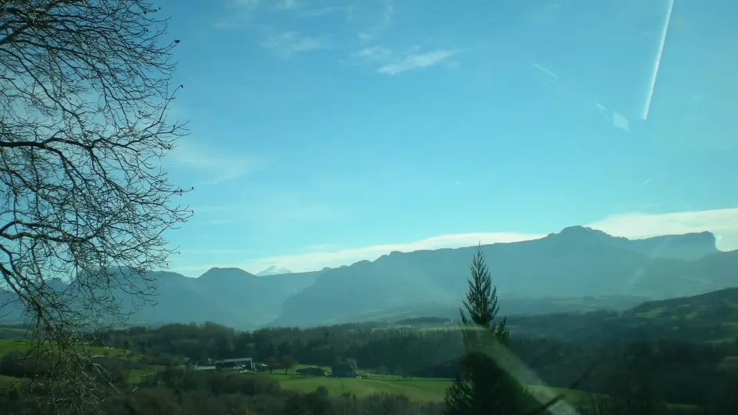 La ferme vue depuis la route