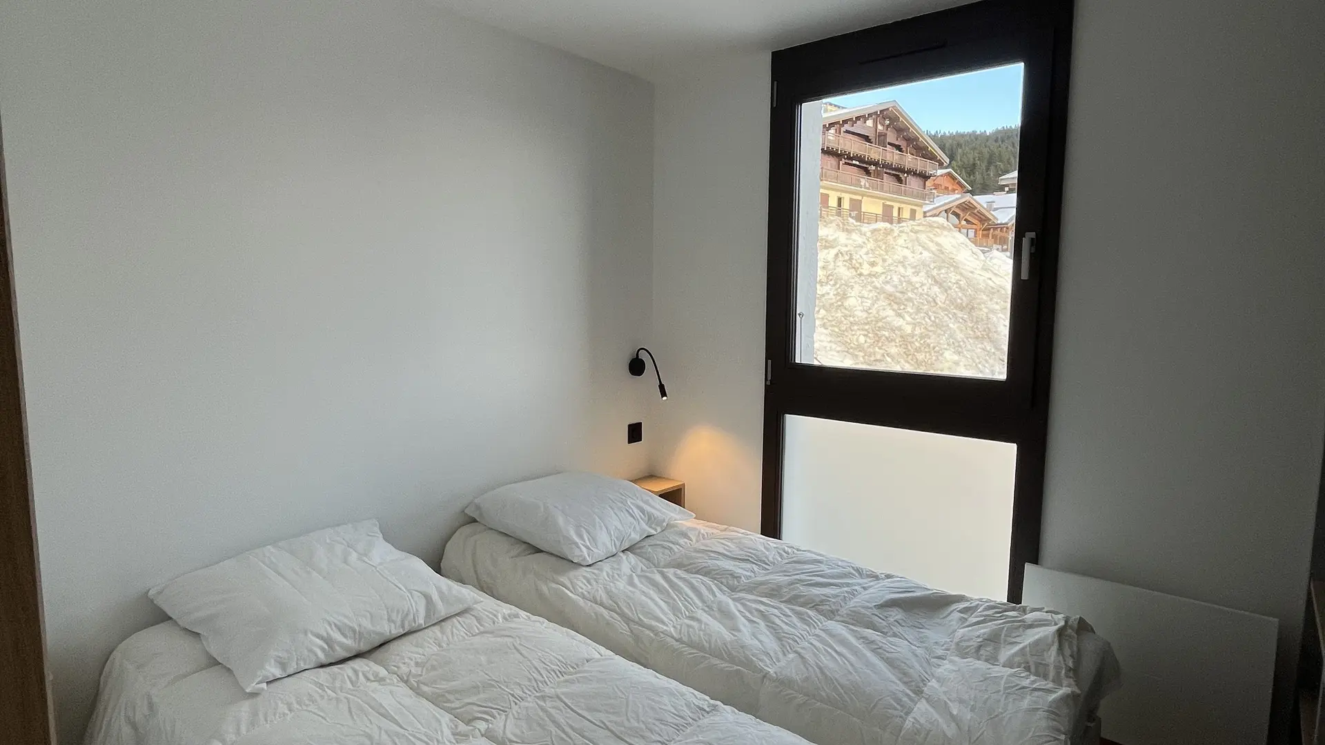 Chambre 1 : 2 lits simples