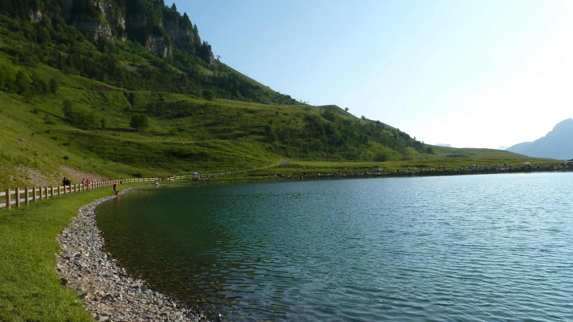Le lac de la cour