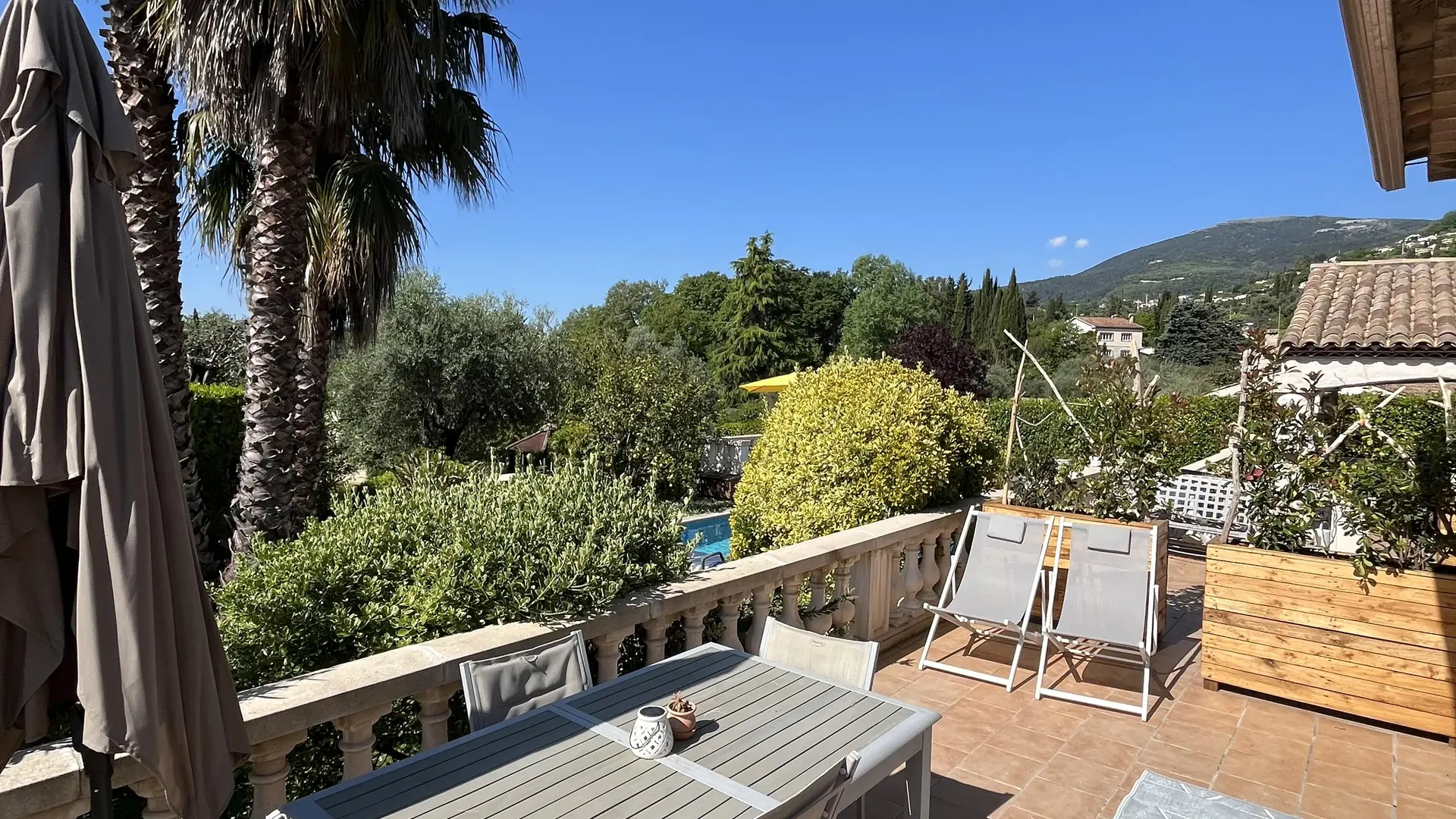 terrasse de la suite