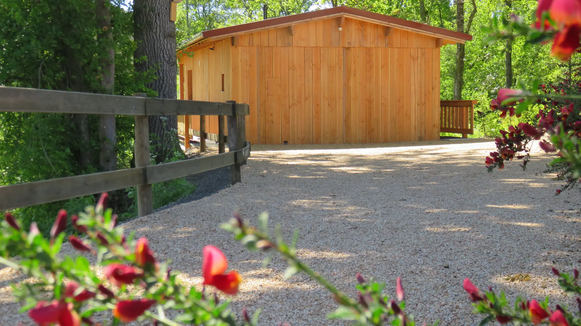 Arrivée à la Cabane du parc