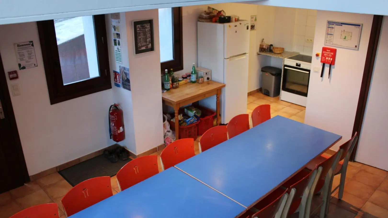 Grange des Tilleuls - Pièce de vie - Gîtes de Groupe d'Etape - Roure - Alpes-Maritimes