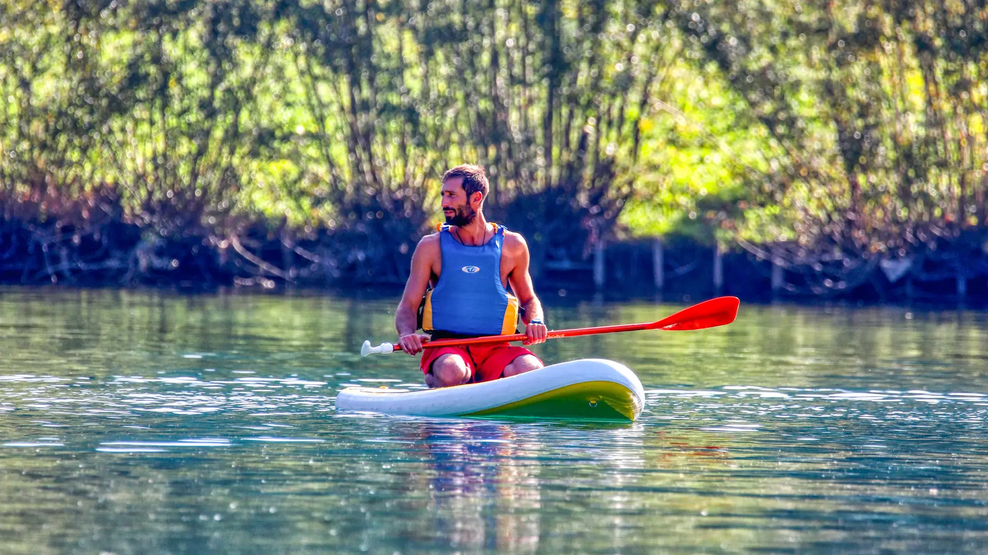 Initiation au Paddle sur le Lac Bleu