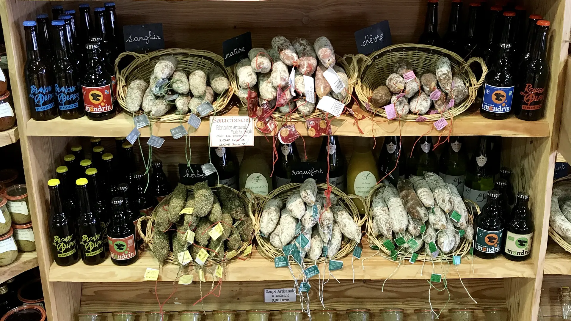 Mont des gourmands Saucissons