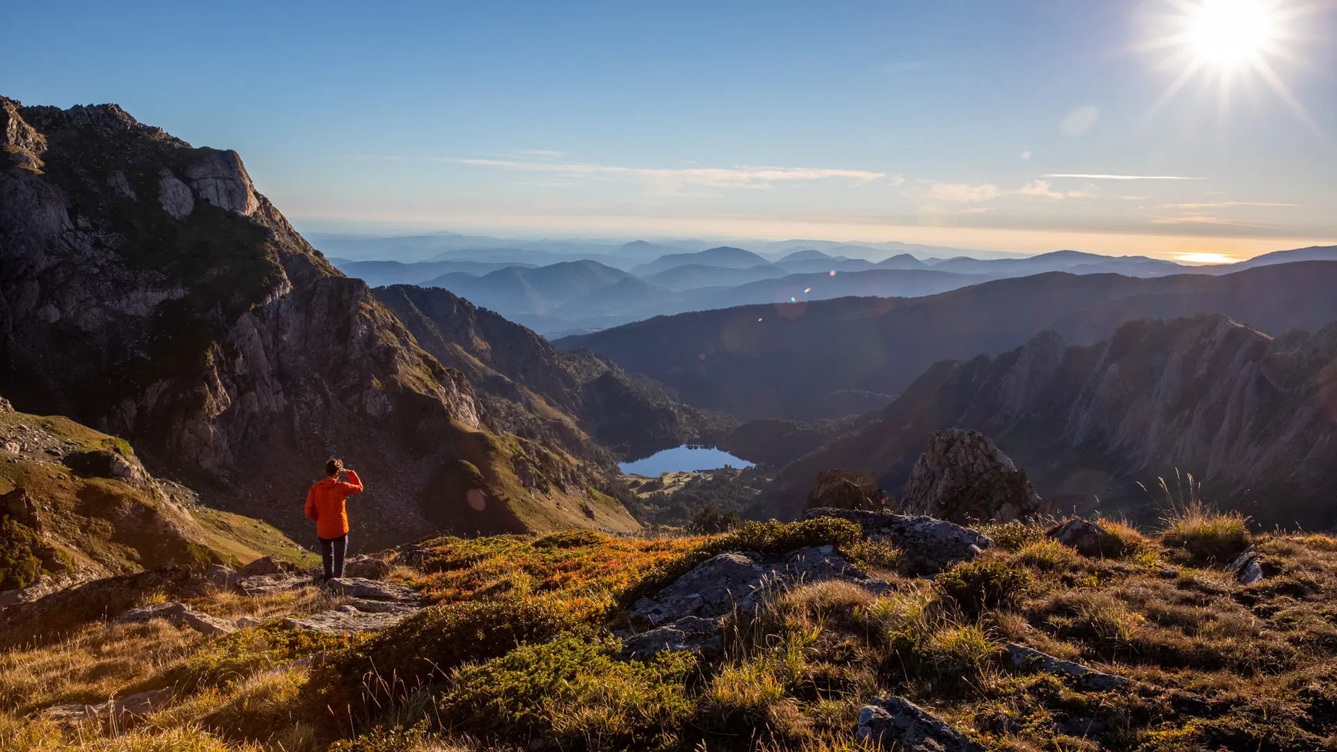 Lever de soleil sur la vallée du Laurenti