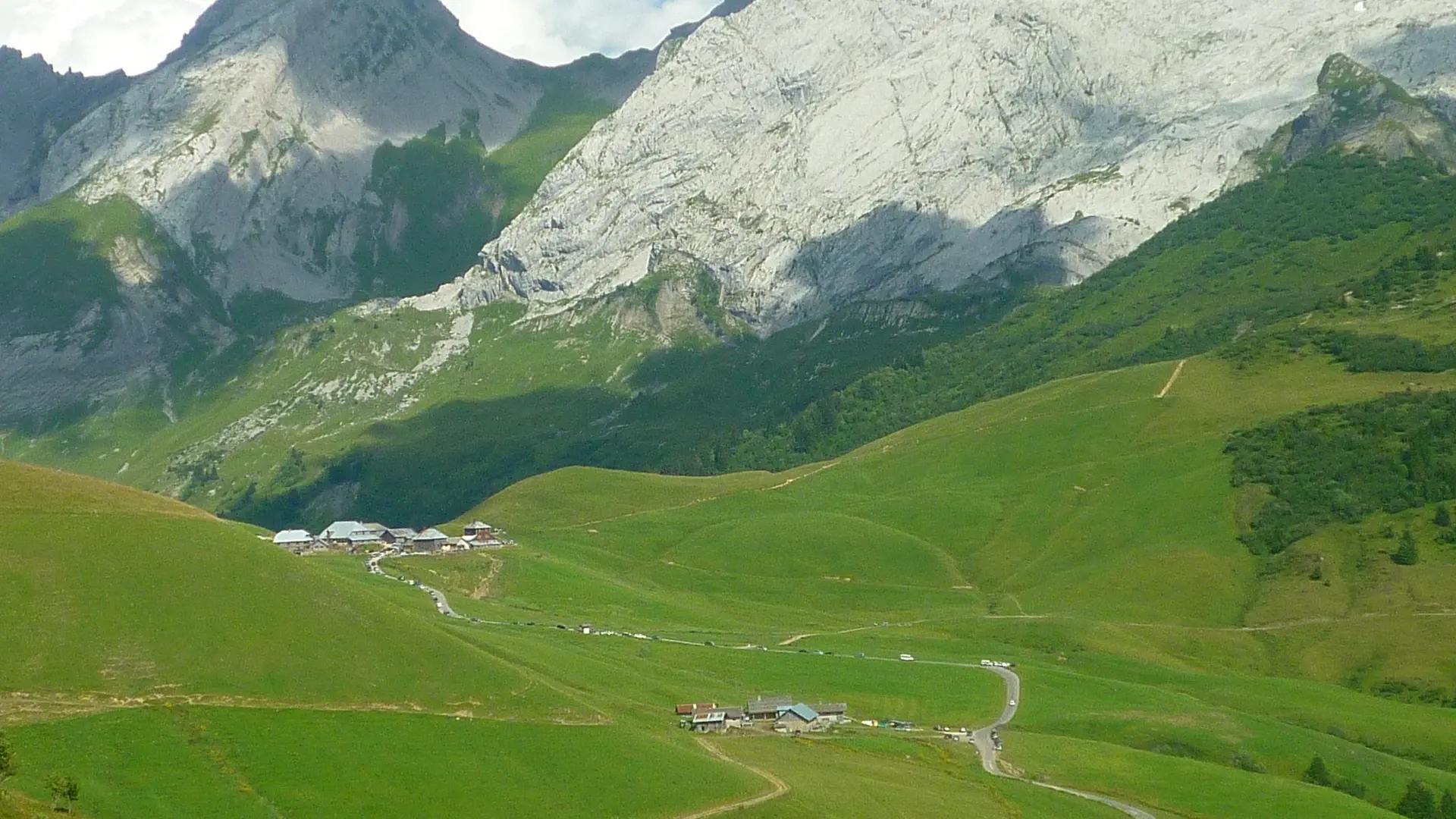 Sur le parcours du Tour du Lachat