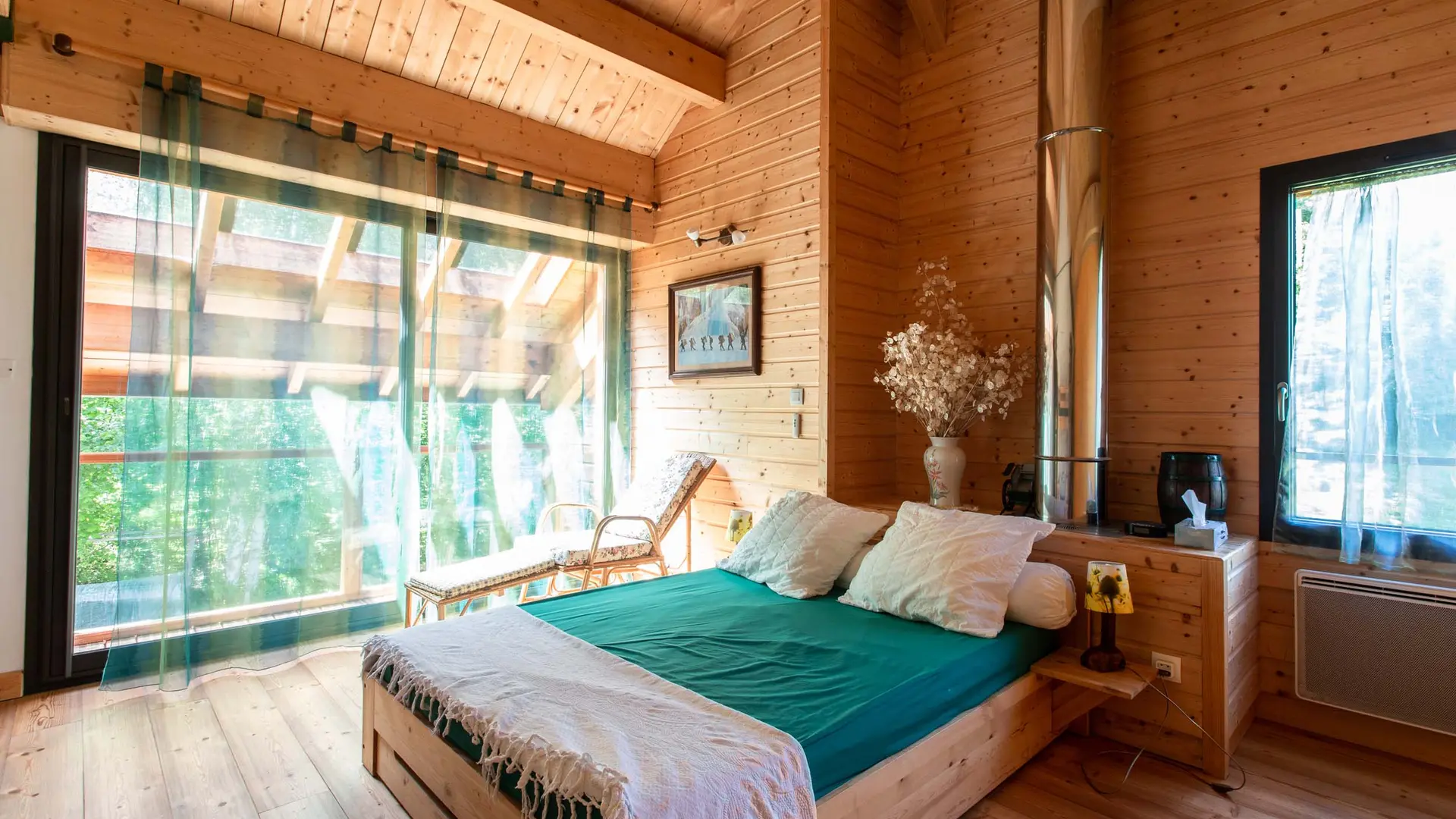 chambre avec lits superposés