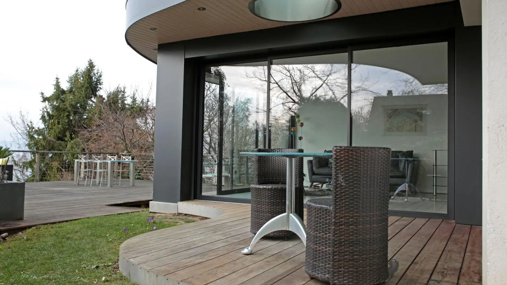 La terrasse de la chambre parentale