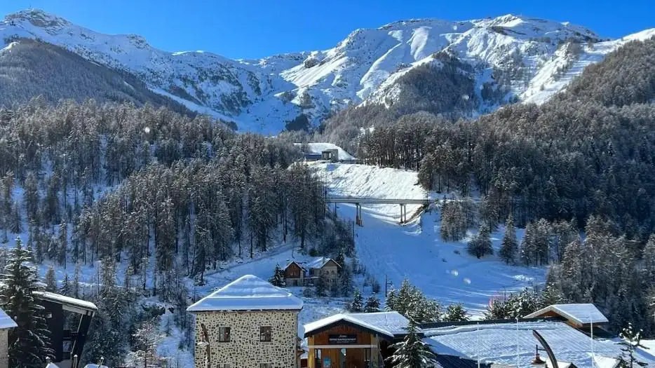 Gîte Le Saint-Etienne-Vue sur les pistes-Auron-Gîtes de France des Alpes-Maritimes