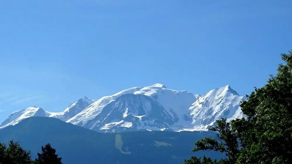Vue sur le mont-blanc