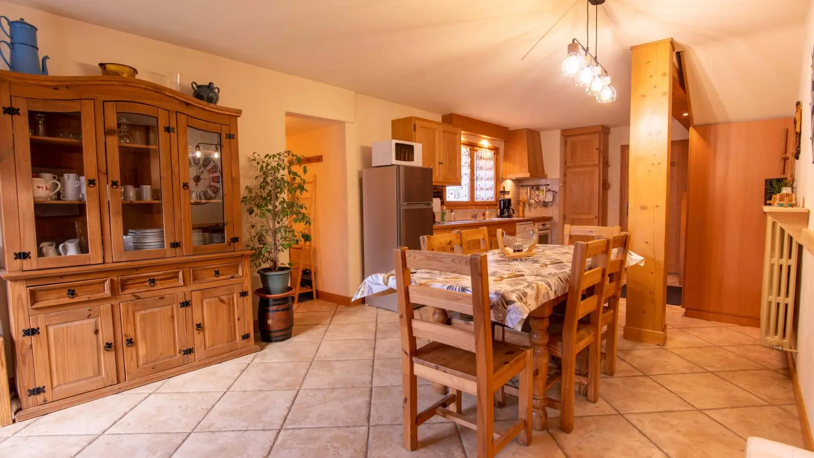 coin repas avec buffet