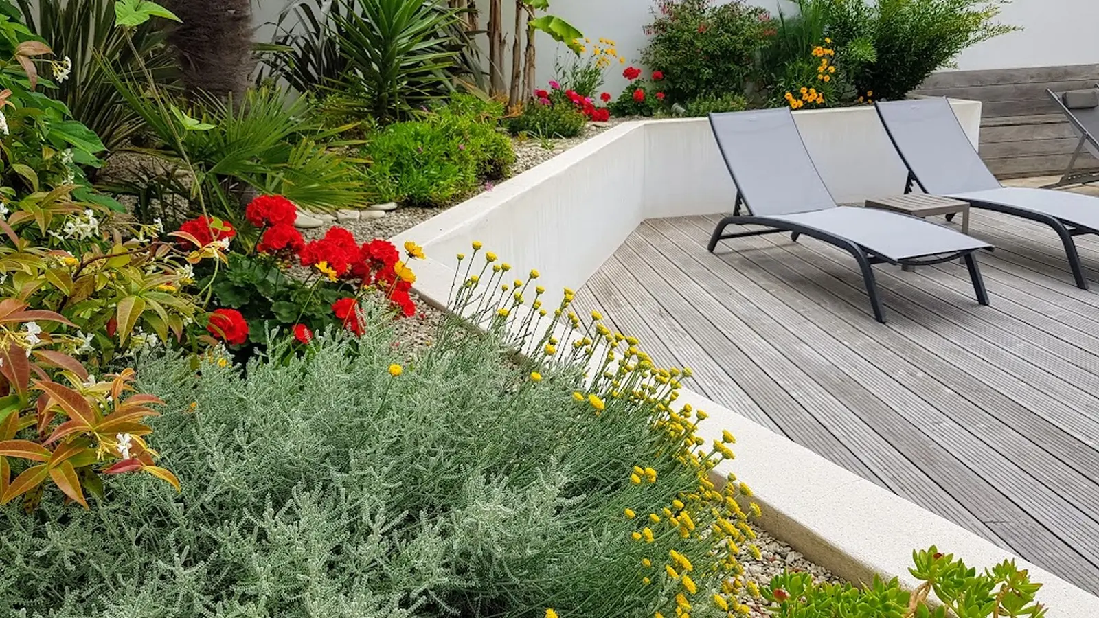 Terrasse et bain de soleil