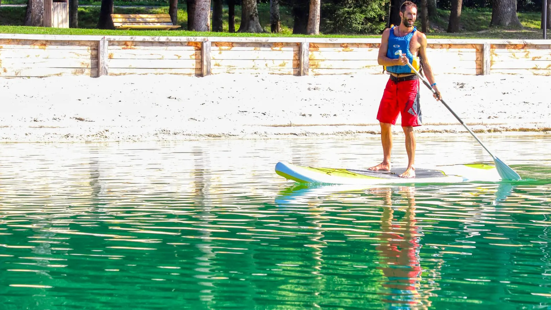 Initiation au Paddle sur le Lac Bleu