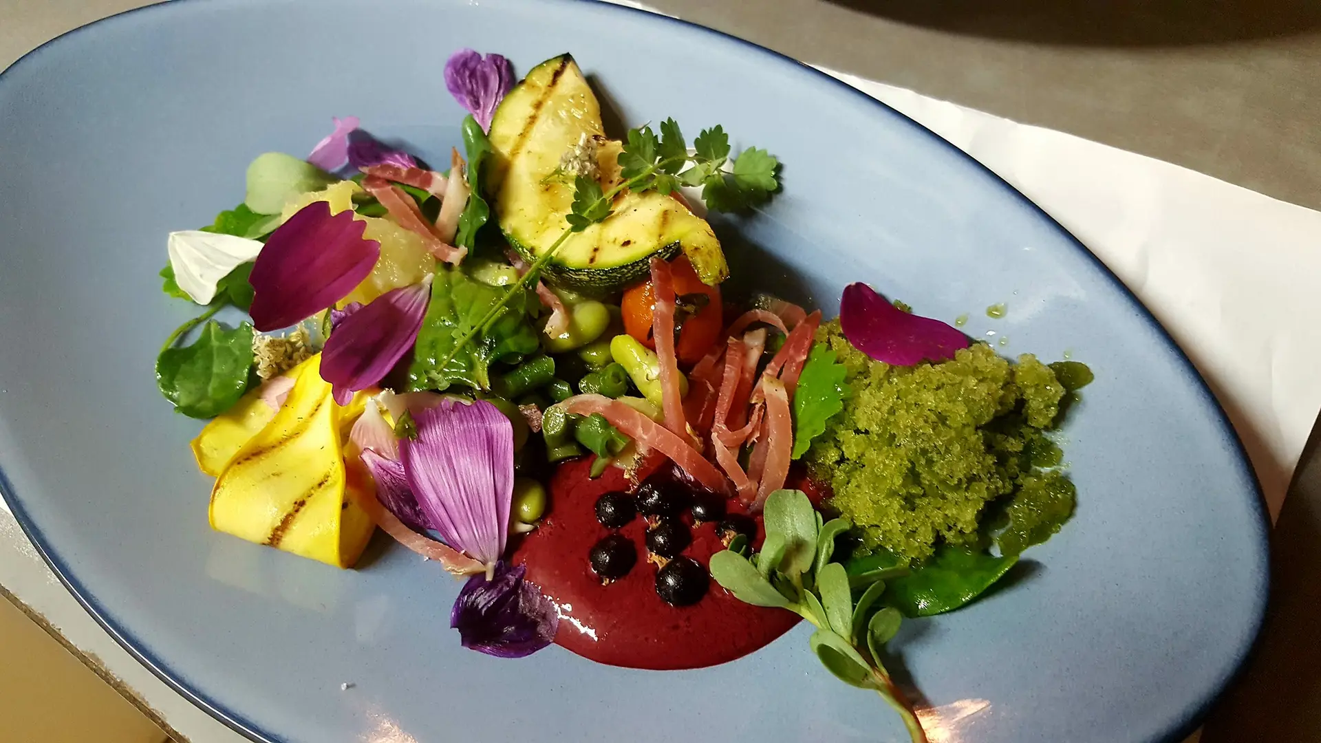 Assiette dressée
