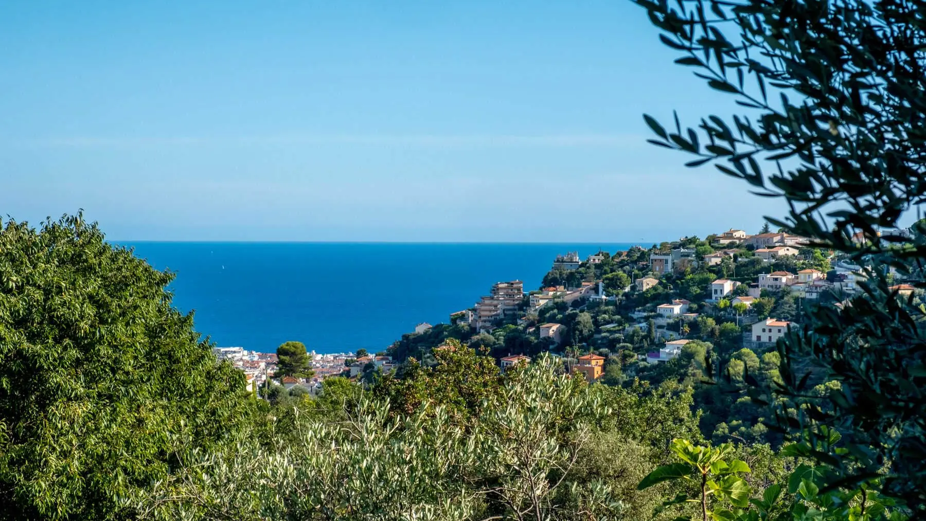 Gîte Chez Tante Jeanne-Vue depuis le gîte-Nice-Gîtes de France des Alpes-Maritimes