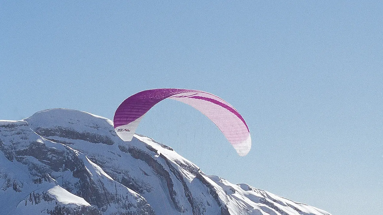 Parapente en hiver