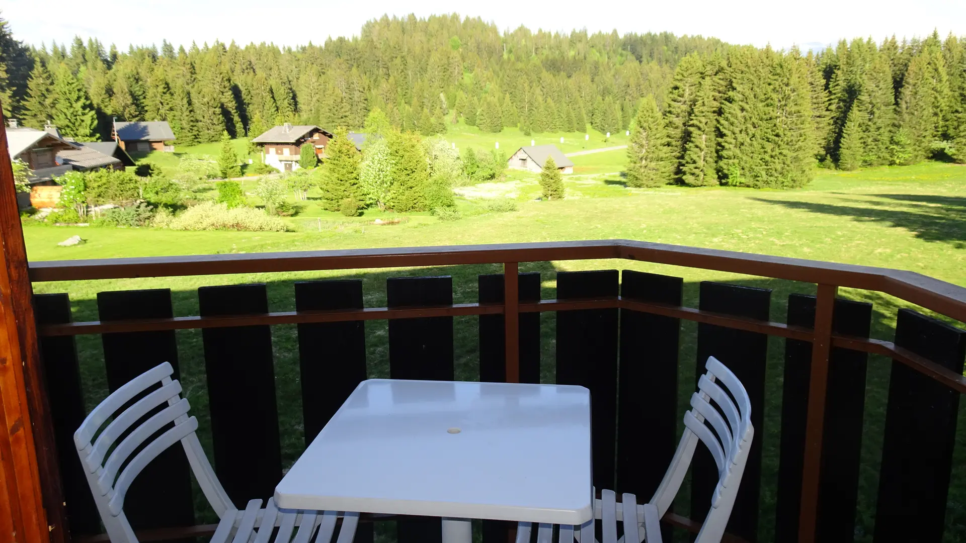 Balcon en été