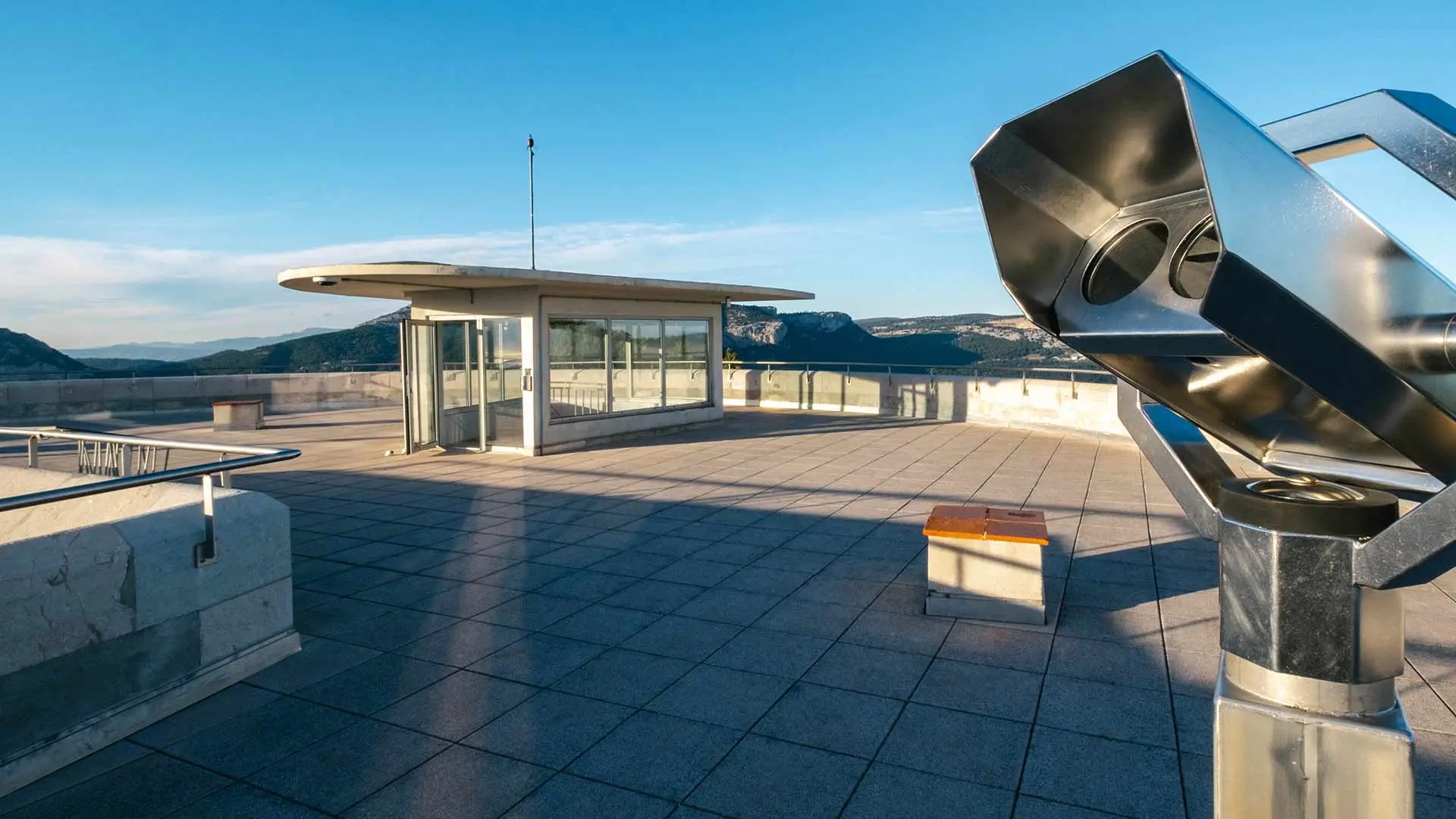 Admire the view from the memorial