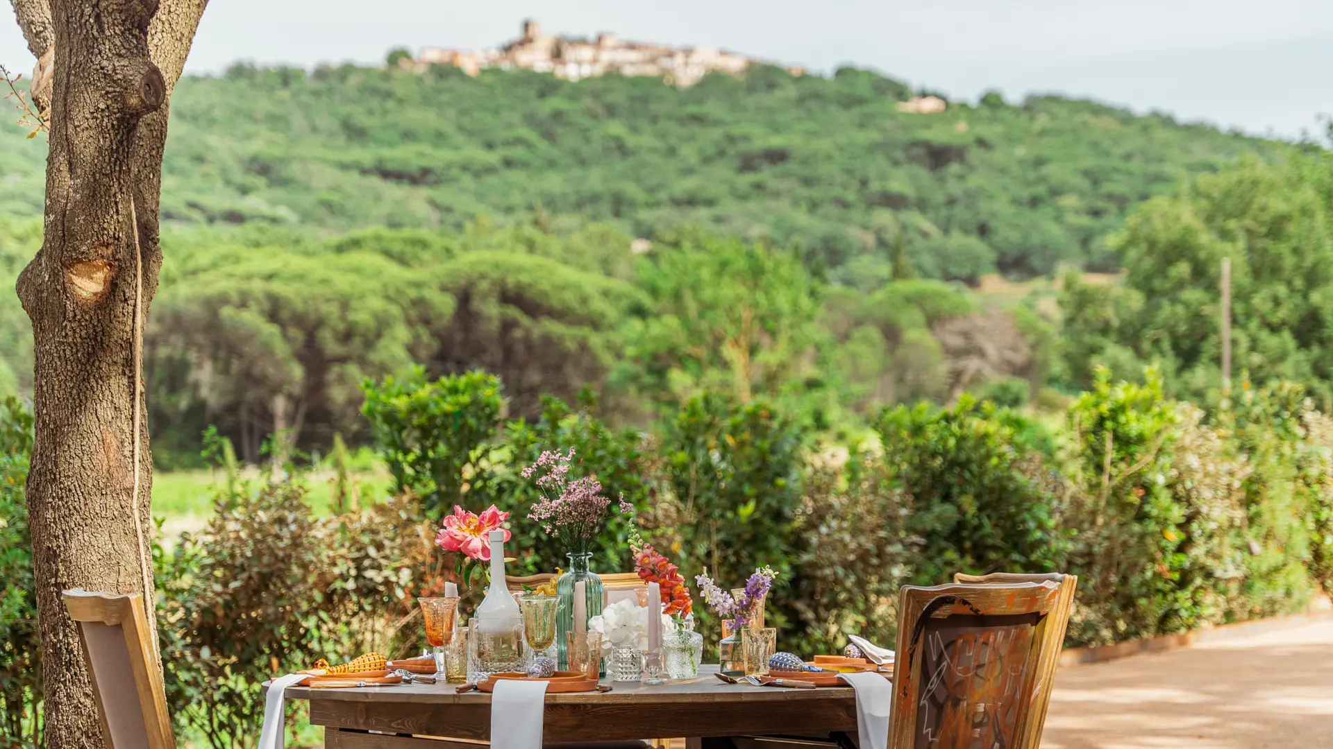 Salle de réception du Domaine Tropez