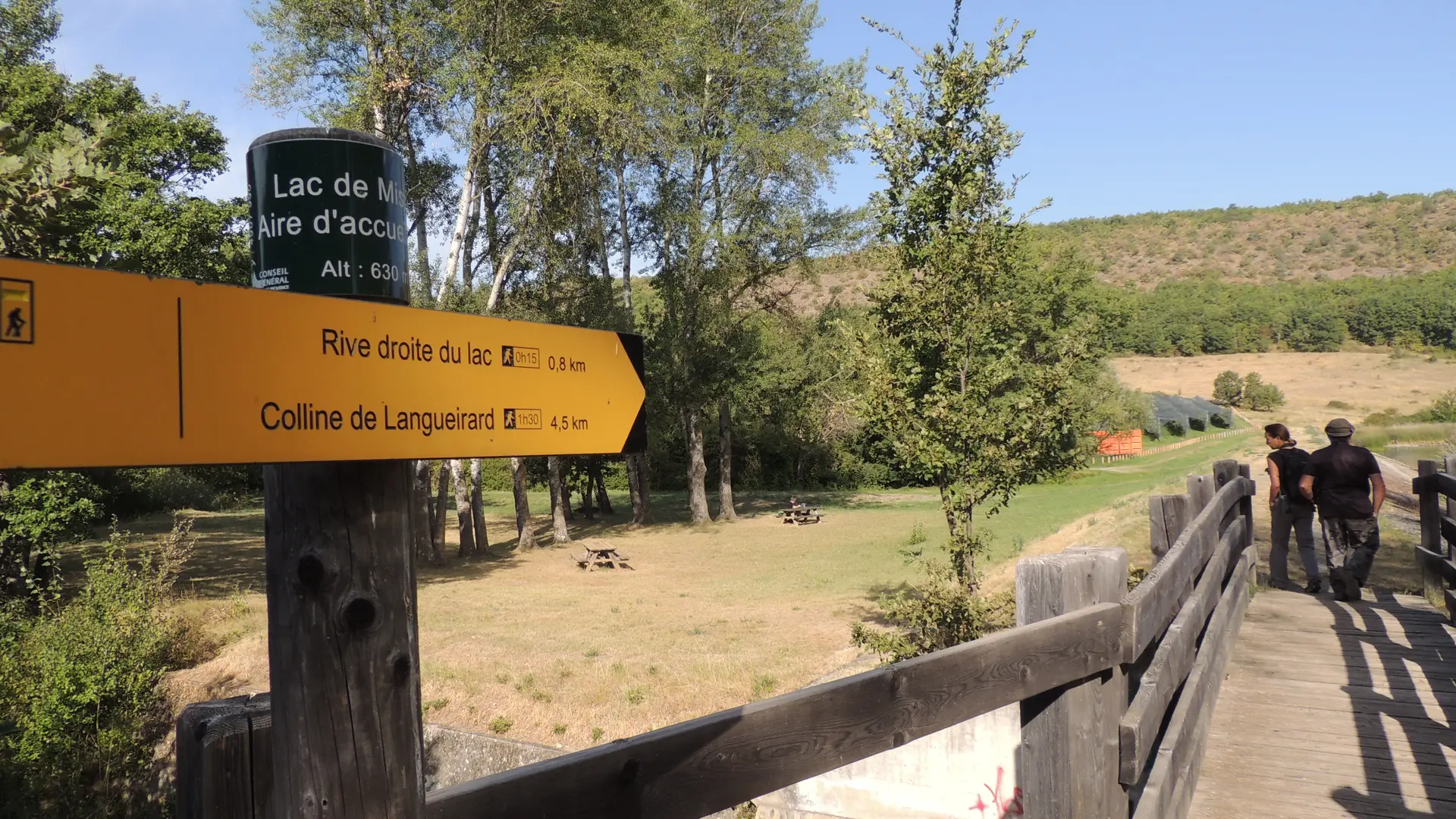 Parcours de découverte autour du lac