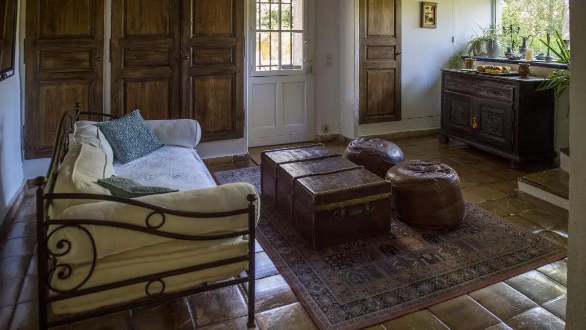 entrée et salon de la chambre Bergerie