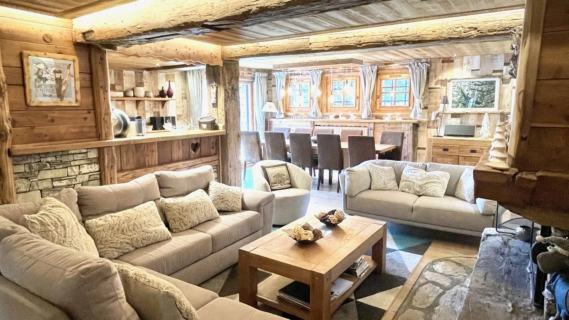 Chalet d'Elena Séjour