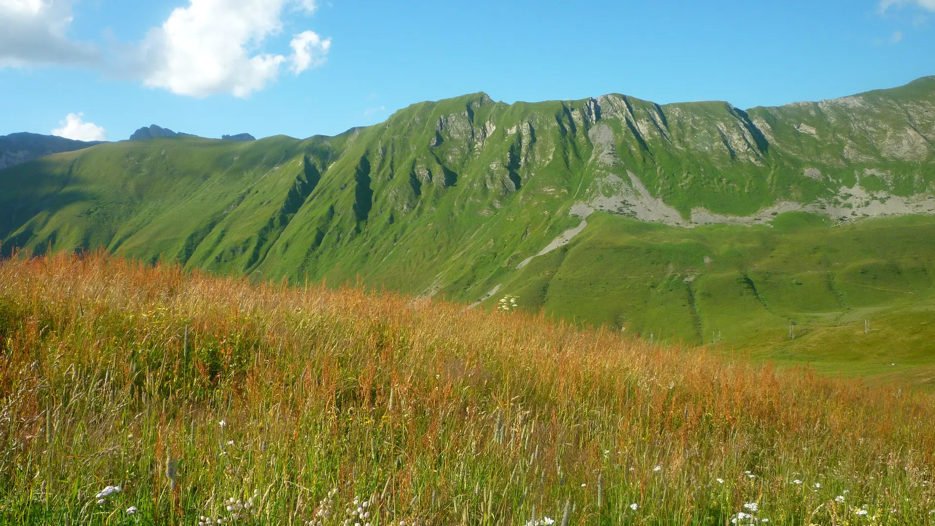 Sur le parcours du Tour du Lachat