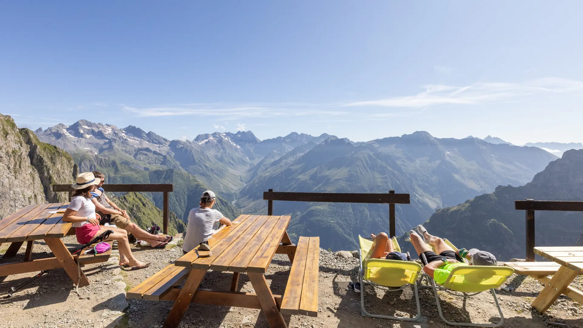 refuge de l'Olan - terrasse panoramique