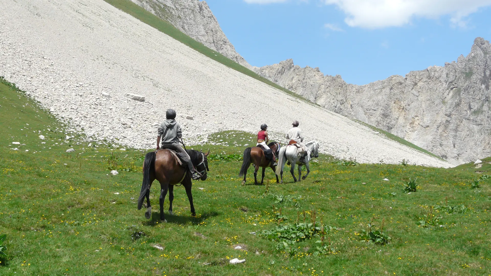 Balade à cheval avec les Sabots de Venus