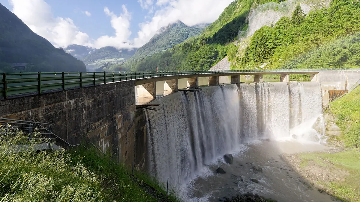 Le barrage du Jotty