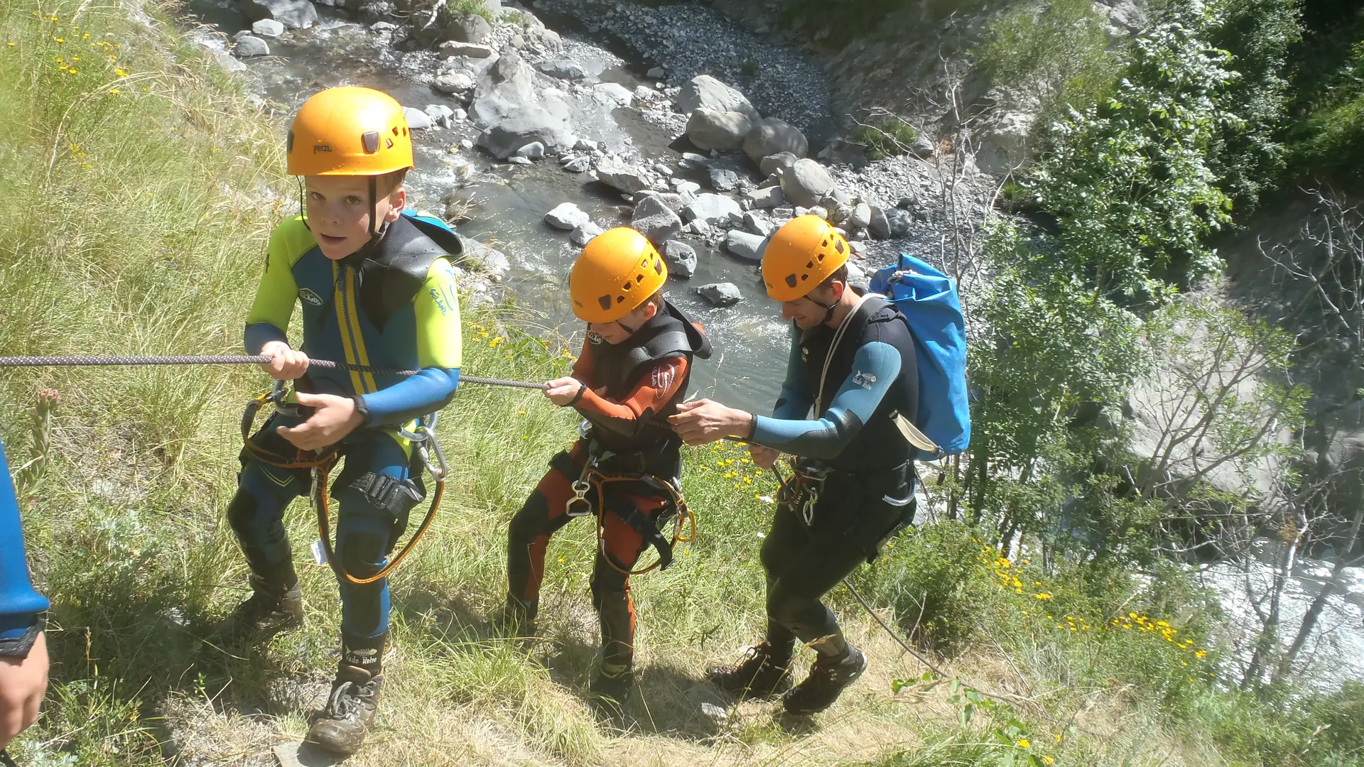 Canyon en famille au Chazelet