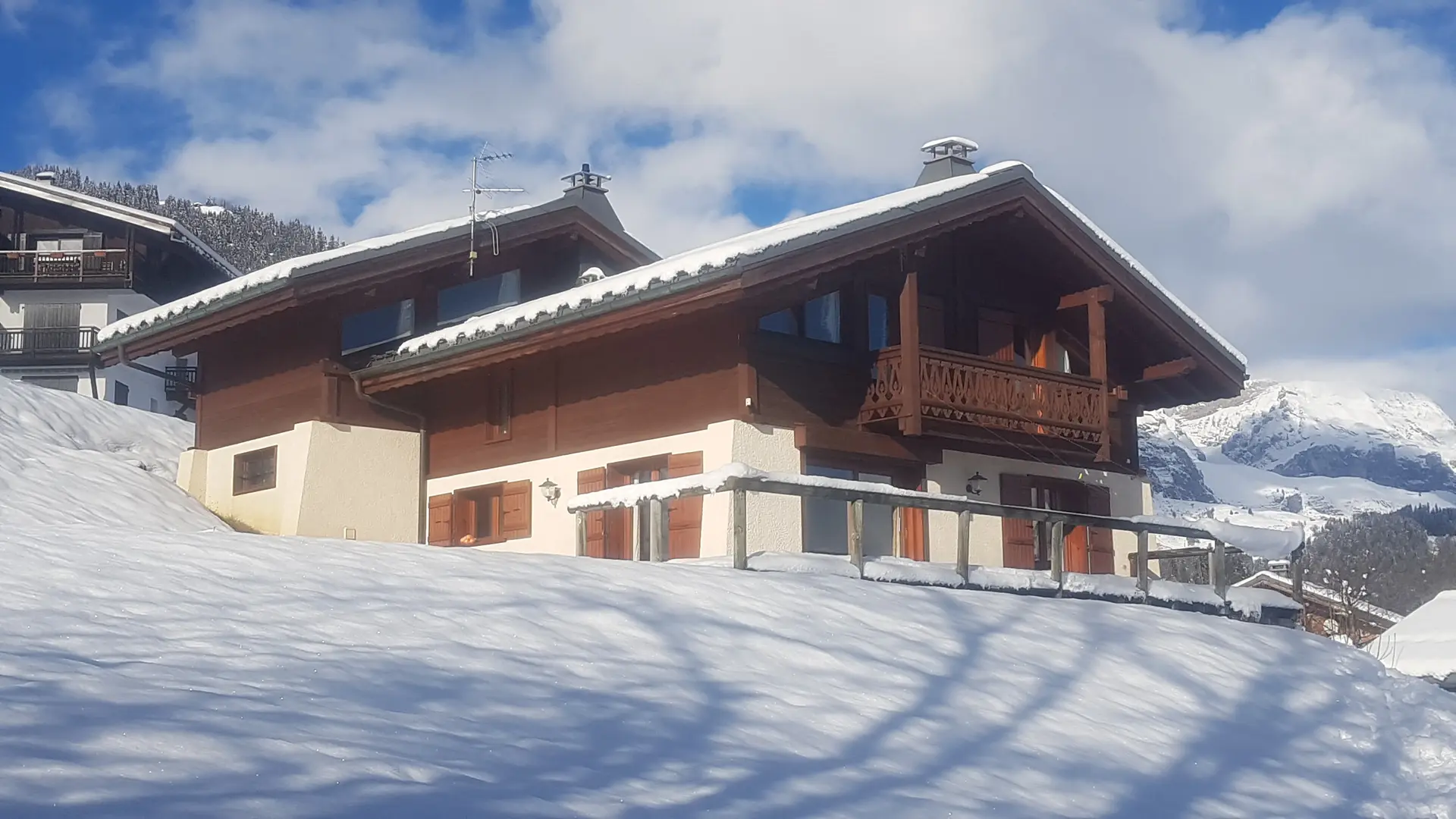 Chalet en hiver