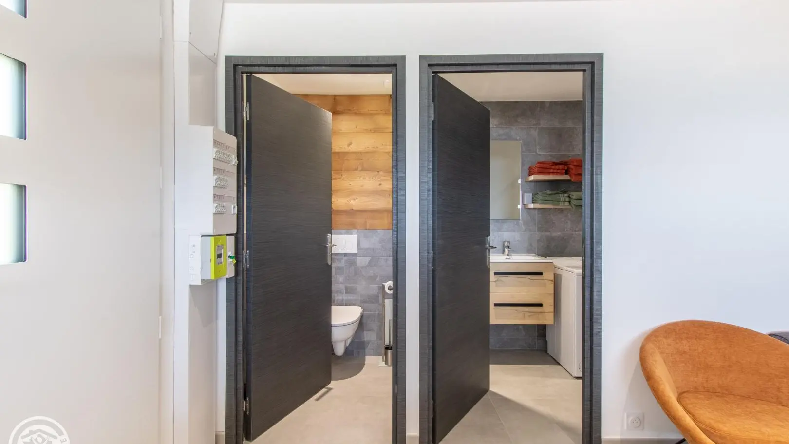 WC et salle d'eau séparés