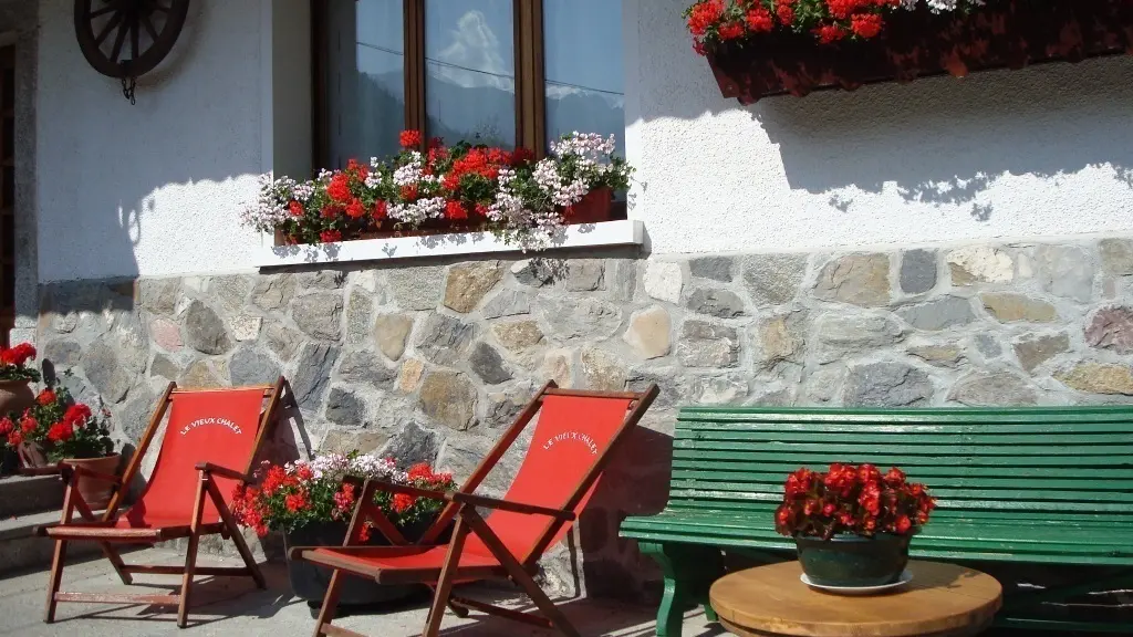 Terrasse - Entrées Gîtes
