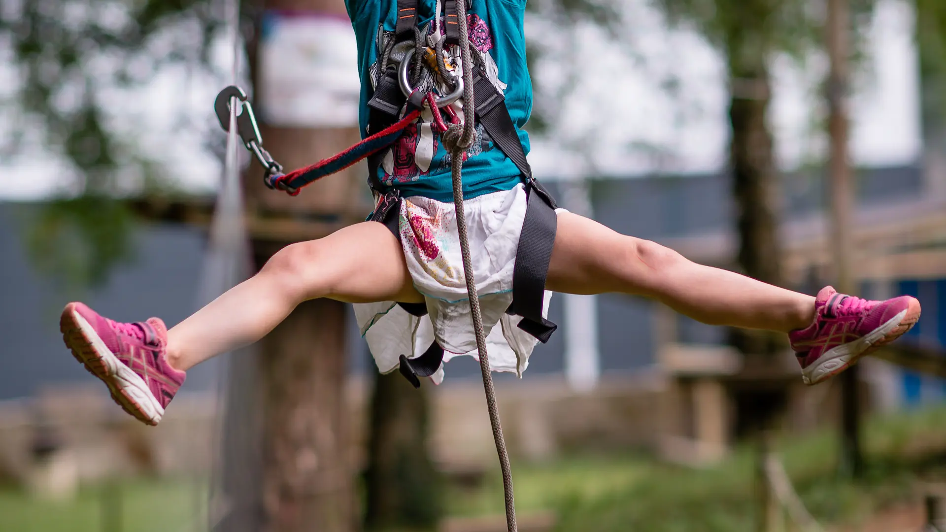 Tyrolienne Enfants - Parc Aventures Brunerie