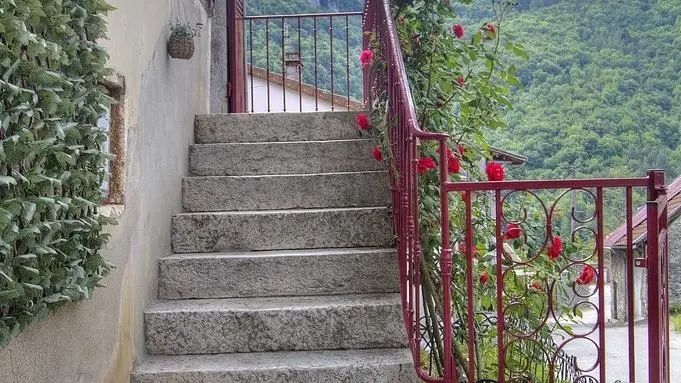 Escalier d'accès extérieur (7 marches)