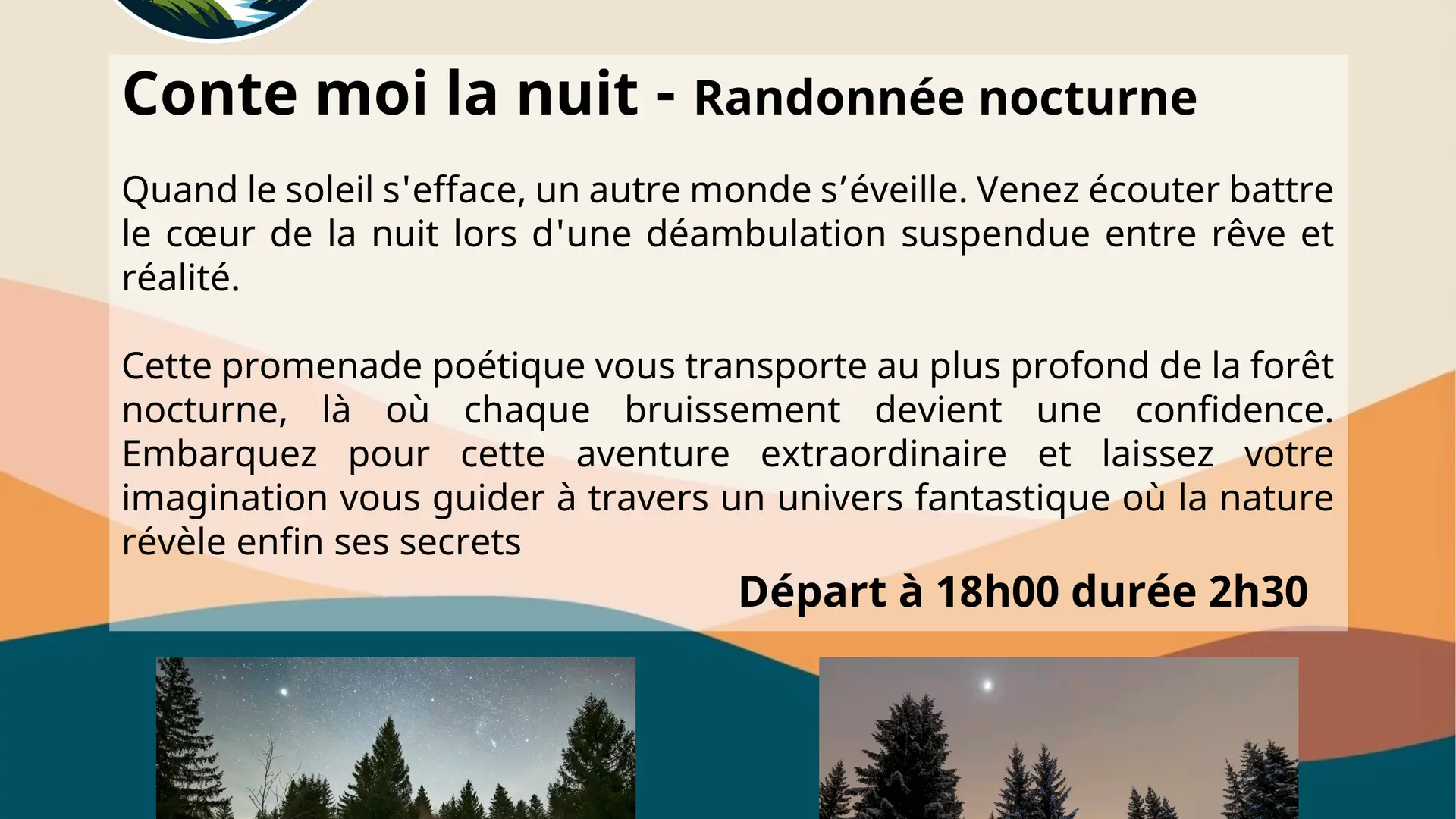Randonnée nocturne La Féclaz