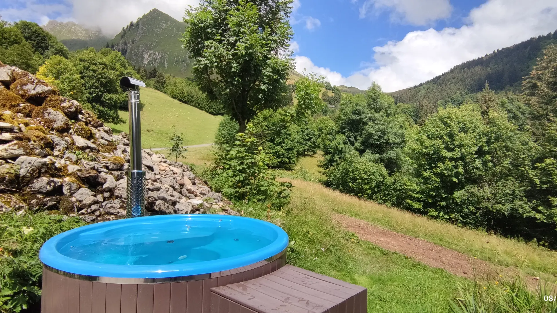 Jacuzzi en été