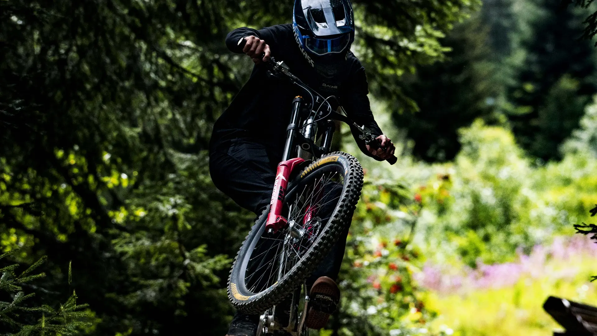 Piste VTT la Black Shore du Bike Park de Châtel