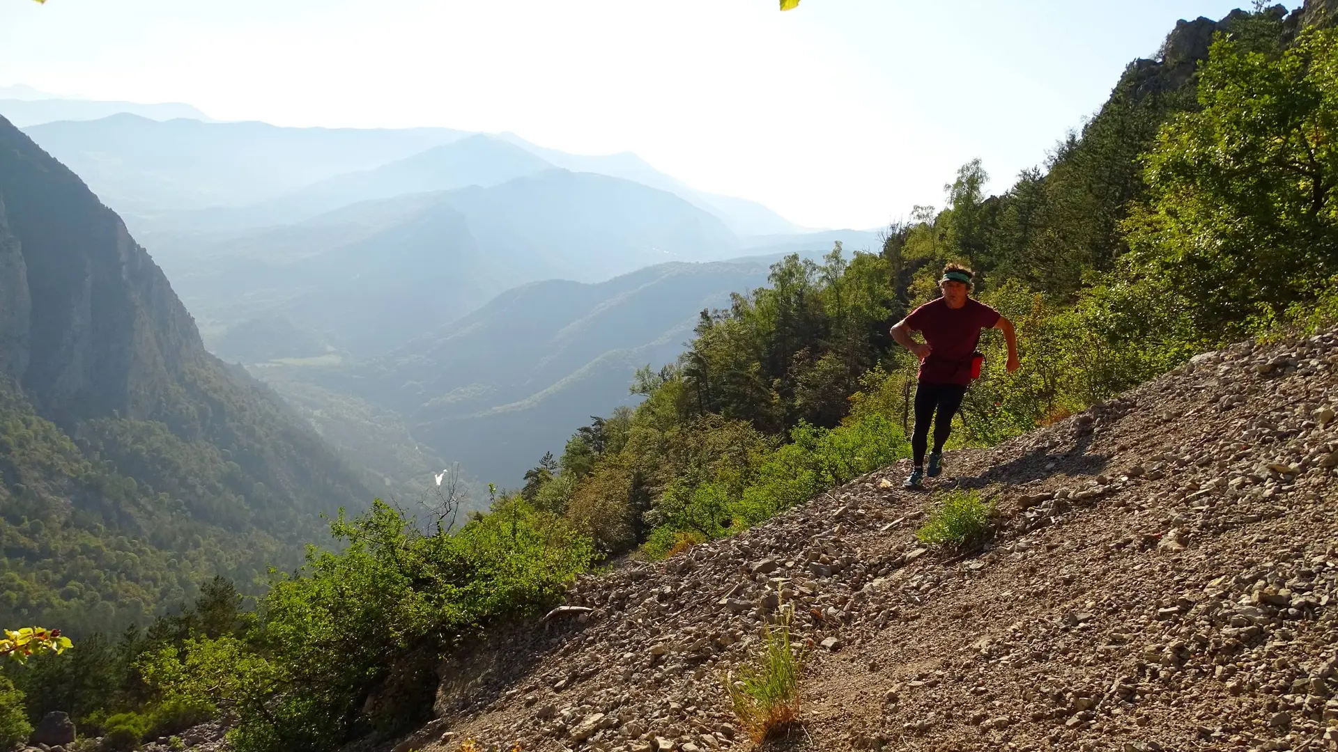 Portion technique dans les pierriers