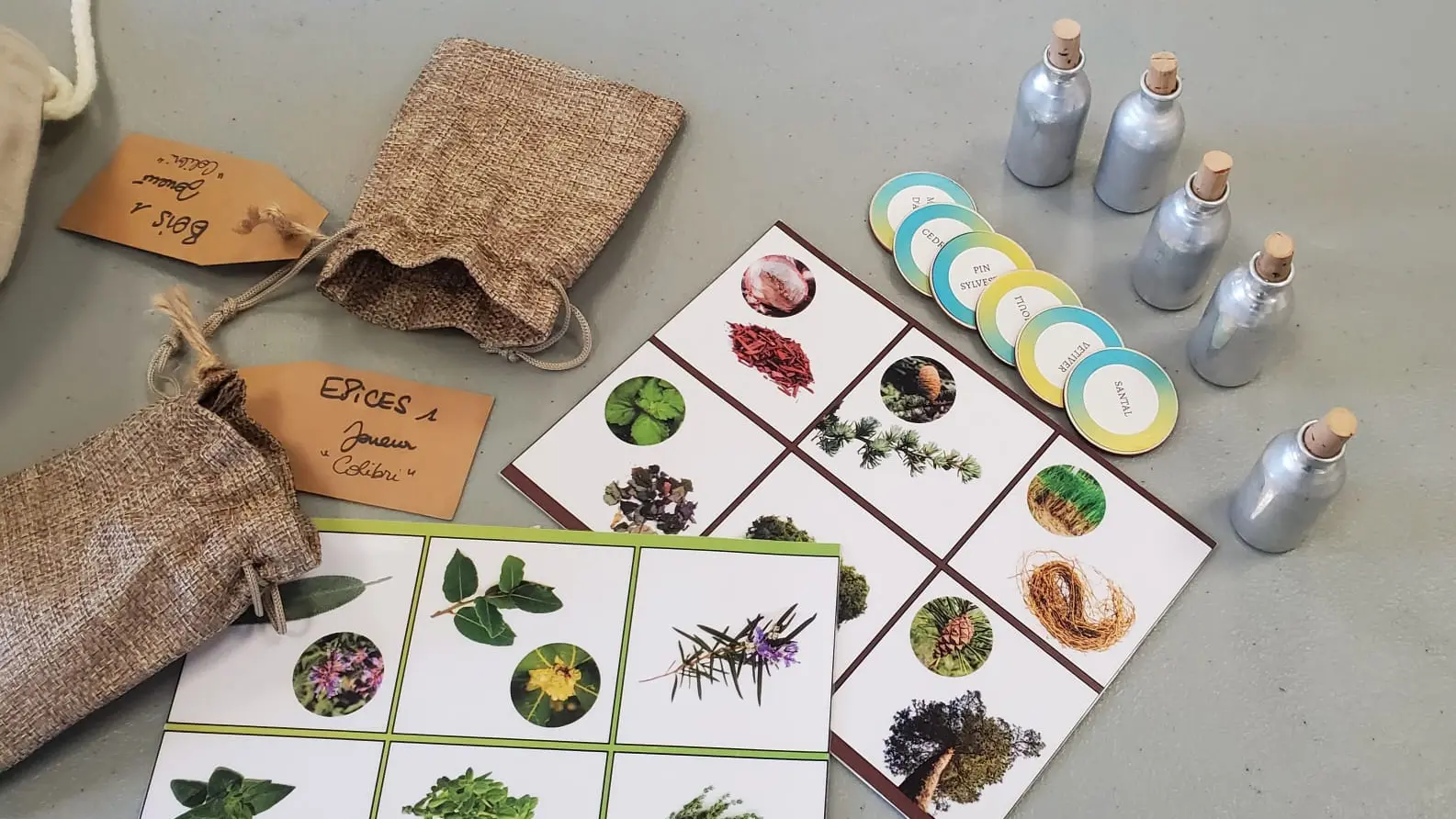 jeu de reconnaissance olfactive