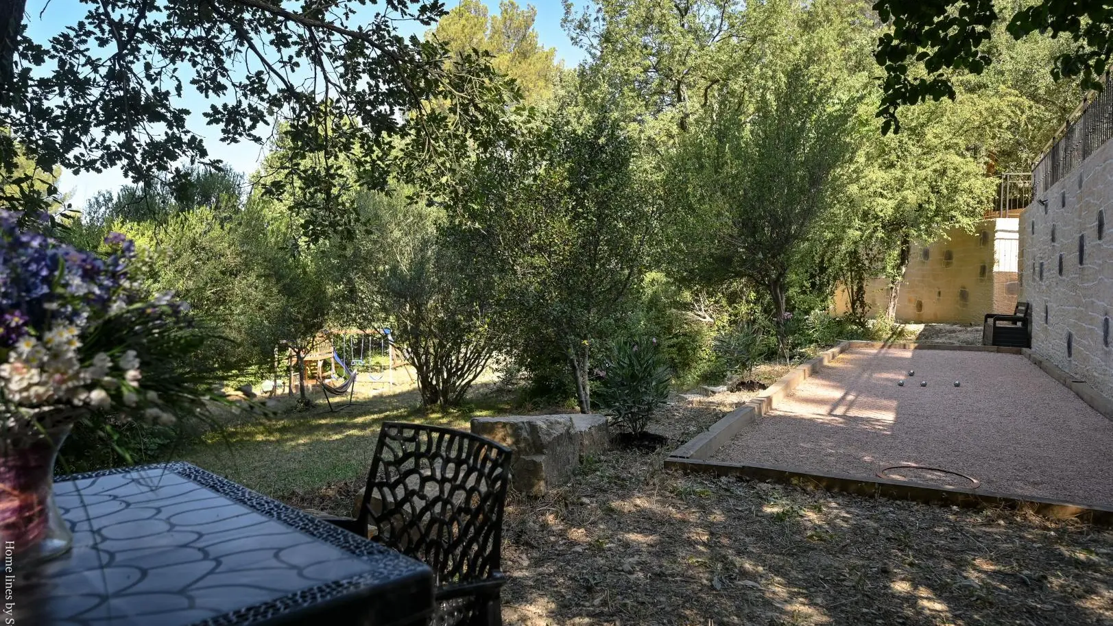Terrain de pétanque/jardin