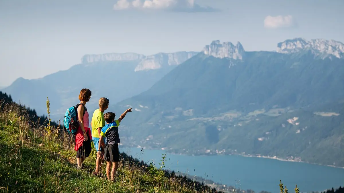 Lac d'Annecy depuis Col de Bornette