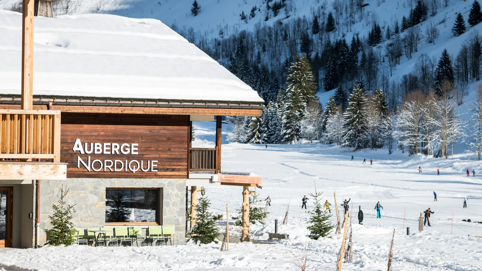 L'Auberge Nordique en hiver