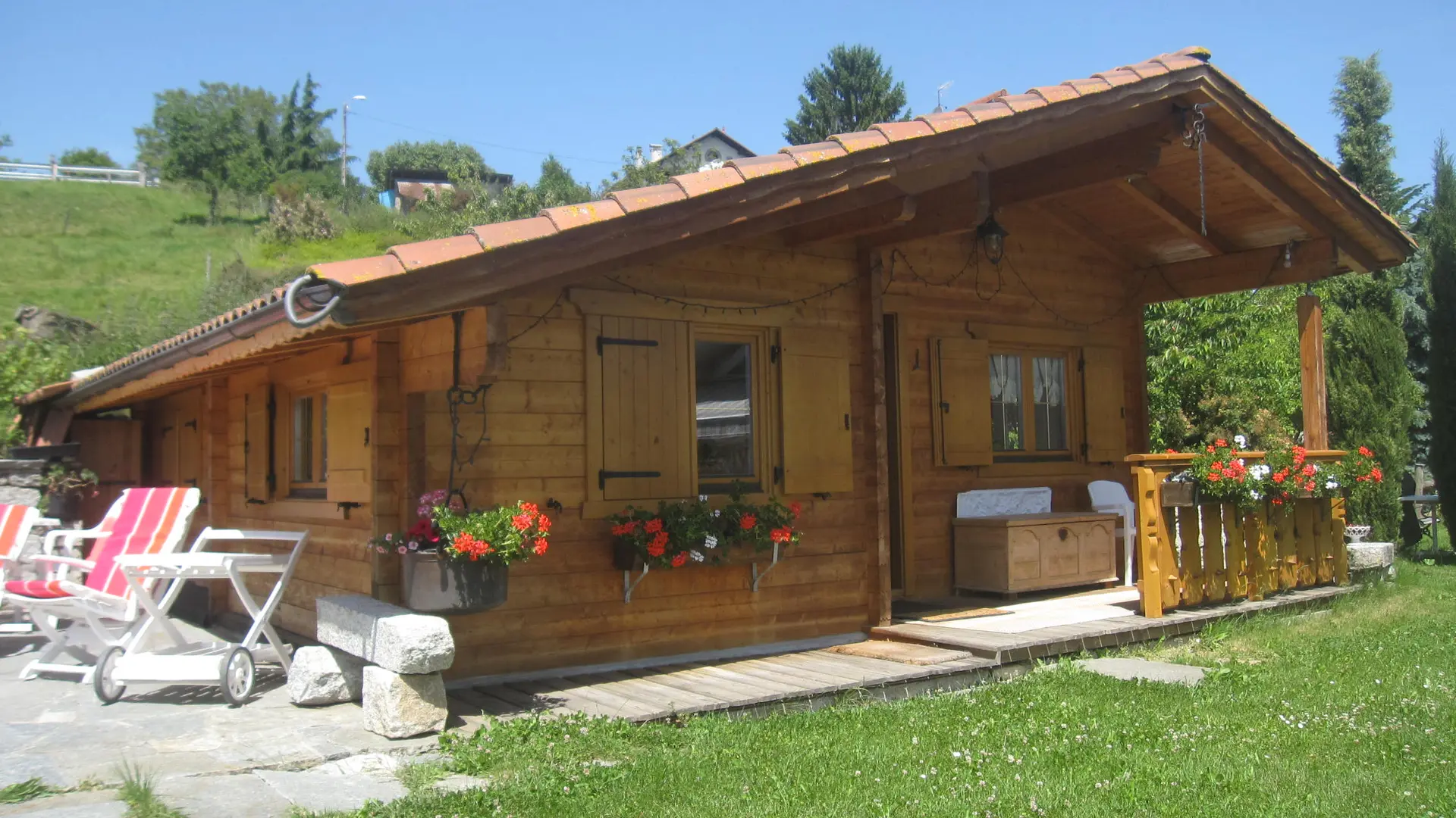 Vue extérieure du chalet