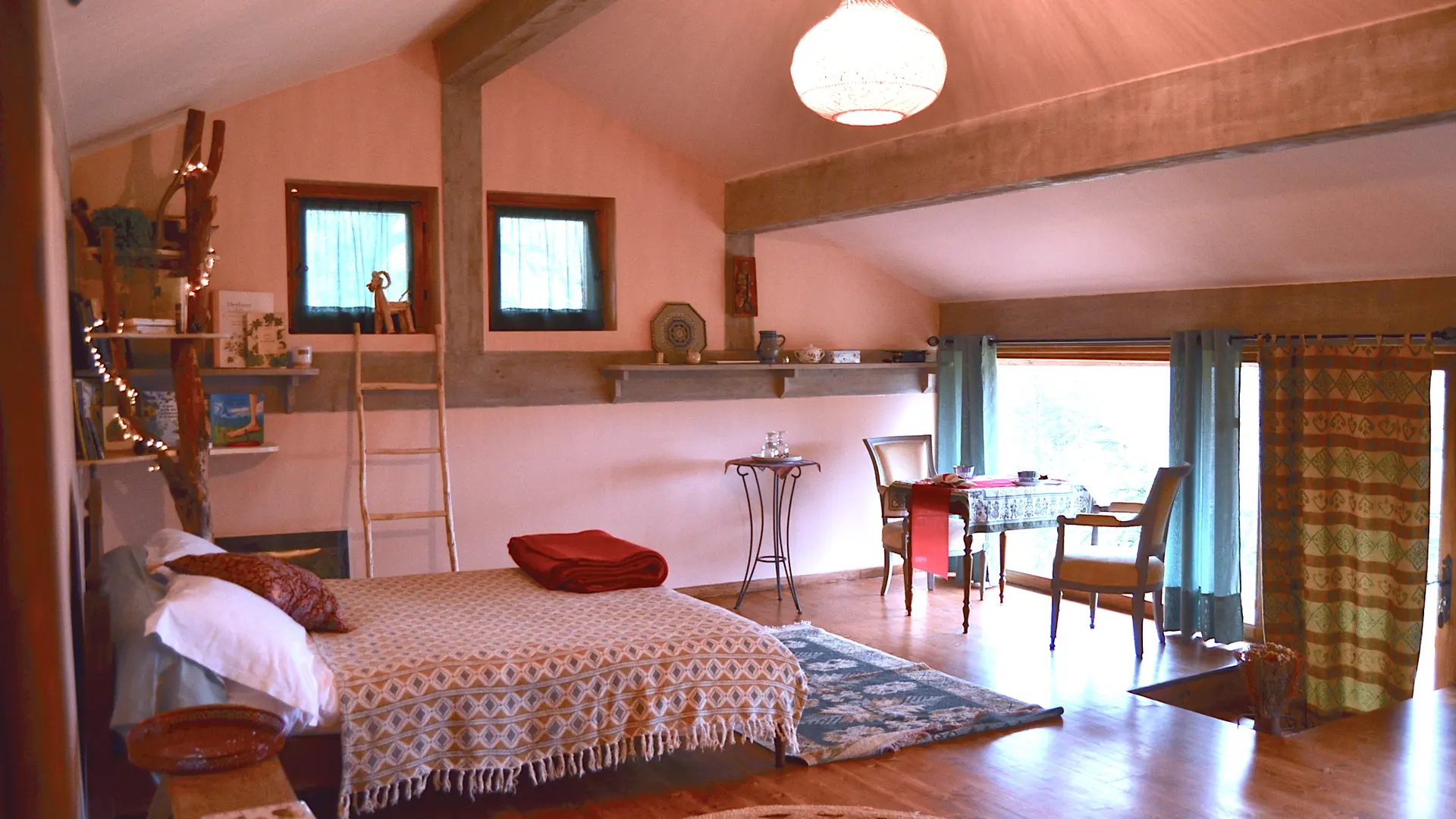 vue complète de la chambre